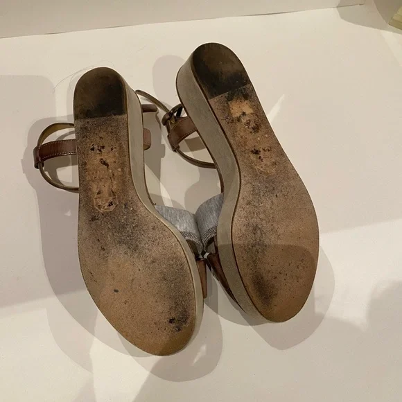 Brunello Cucinelli Leather Women's Sandals - Picture 6 of 6